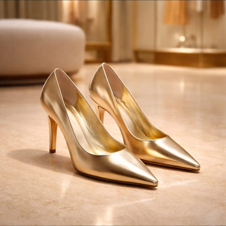 9cm Classic Gold Stiletto
