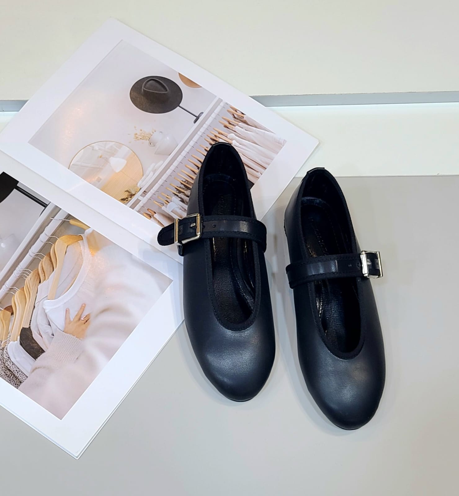 Classic Black Ballerinas