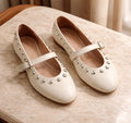 Ecru Ballerinas