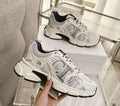 White-Black Dior-Style Sneakers Duo