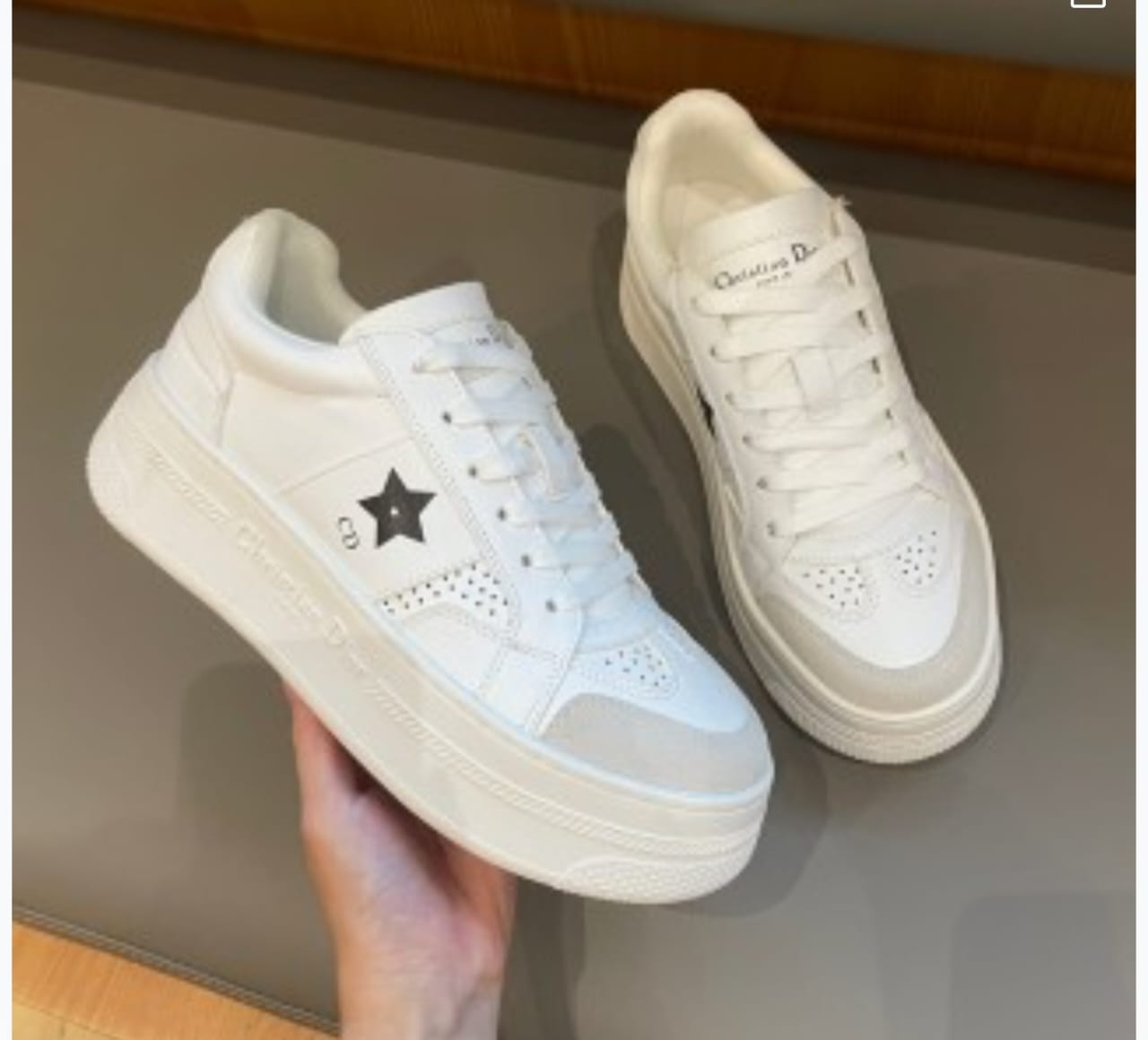 Dior-Style Sneakers -Light