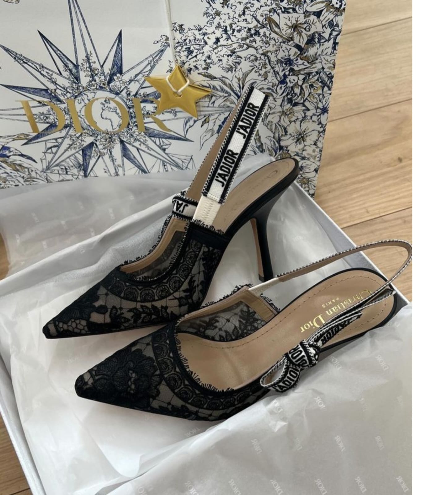 10.5cm Black Designer Heels