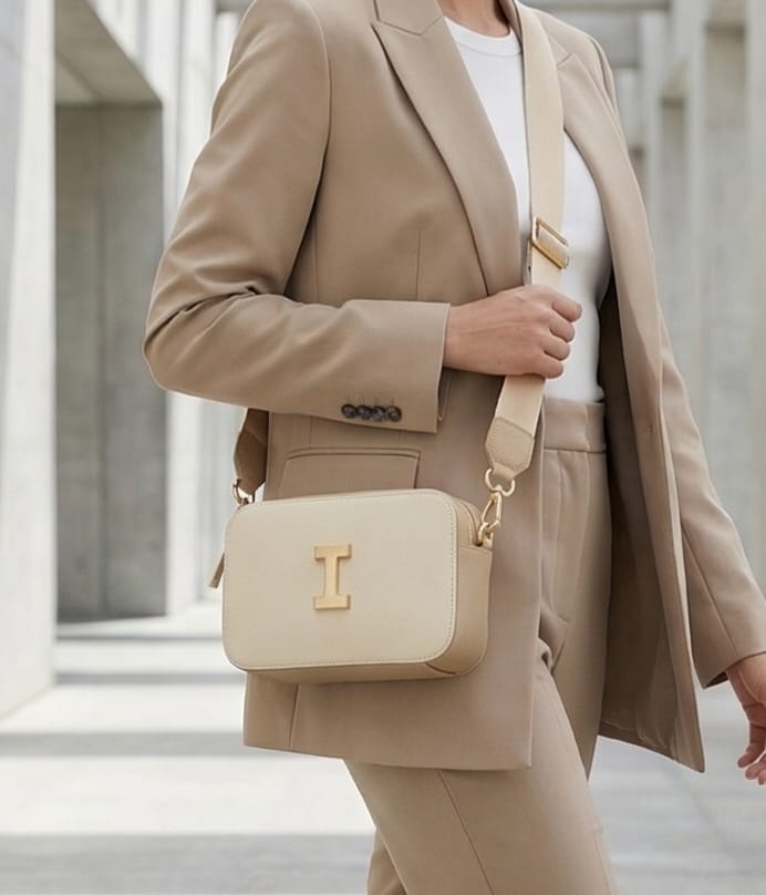 Mini Casual Beige Crossbody Bag