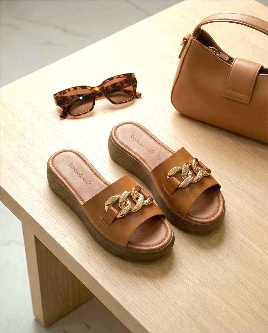 4cm Wedge Sandals
