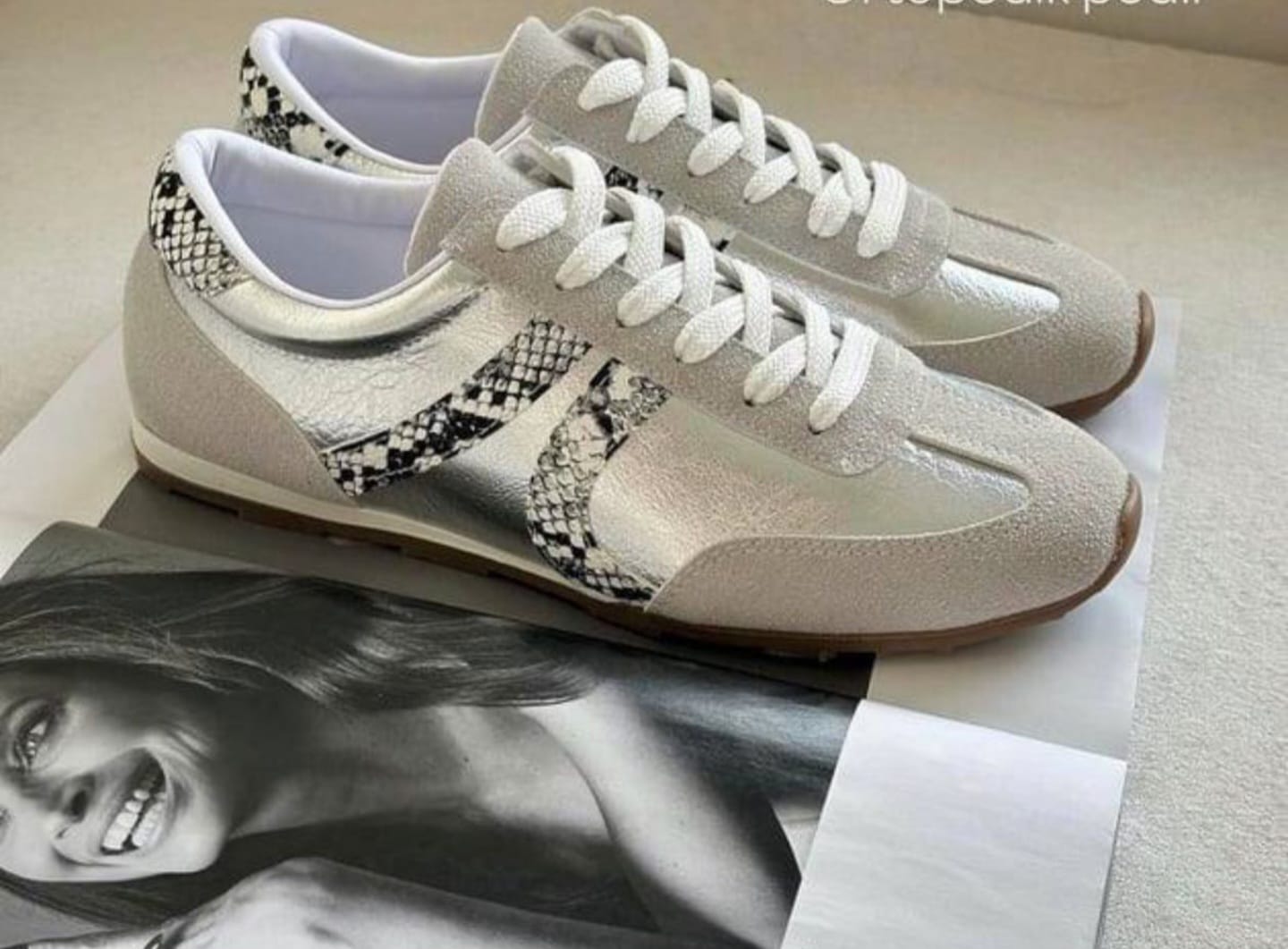 Silver Grey Sneakers