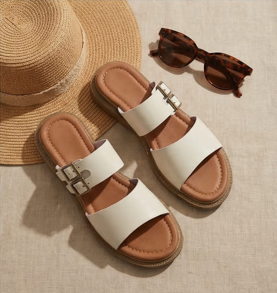 Casual sandals and slides