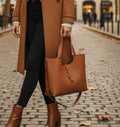 Havane Shoulder Bag with Pouch