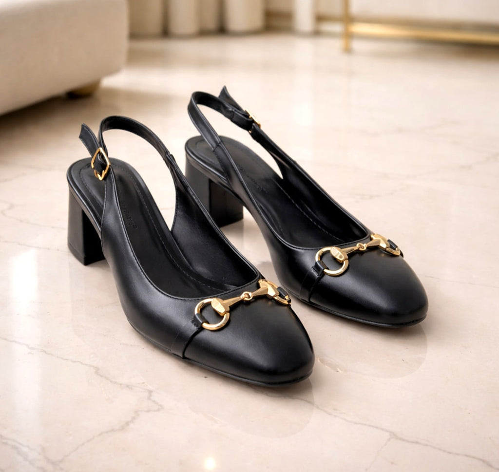 6cm Block Heel Slingback