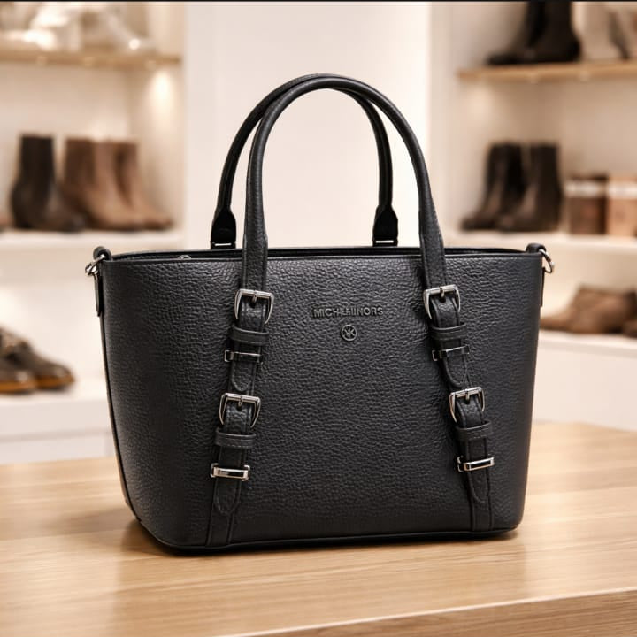 Medium Black Designer Tote
