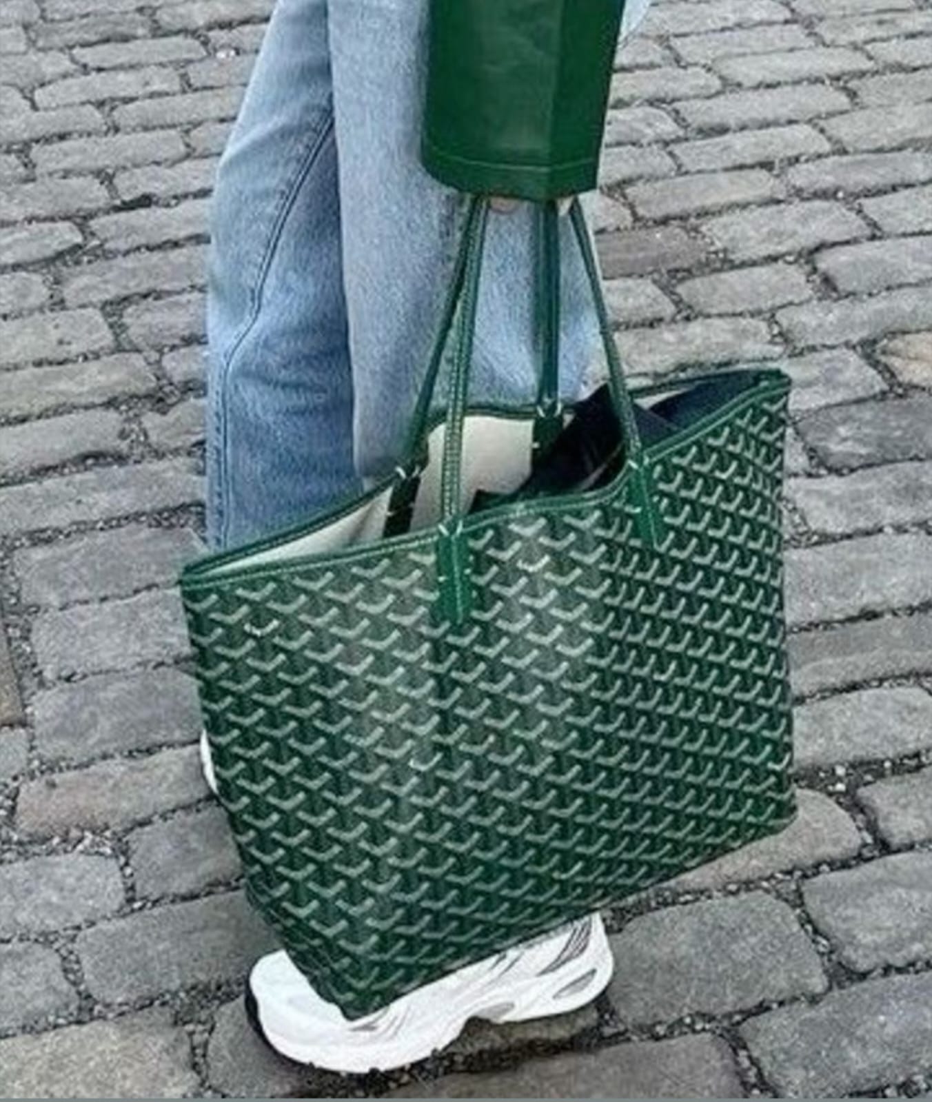 Oversized Green Designer Bag