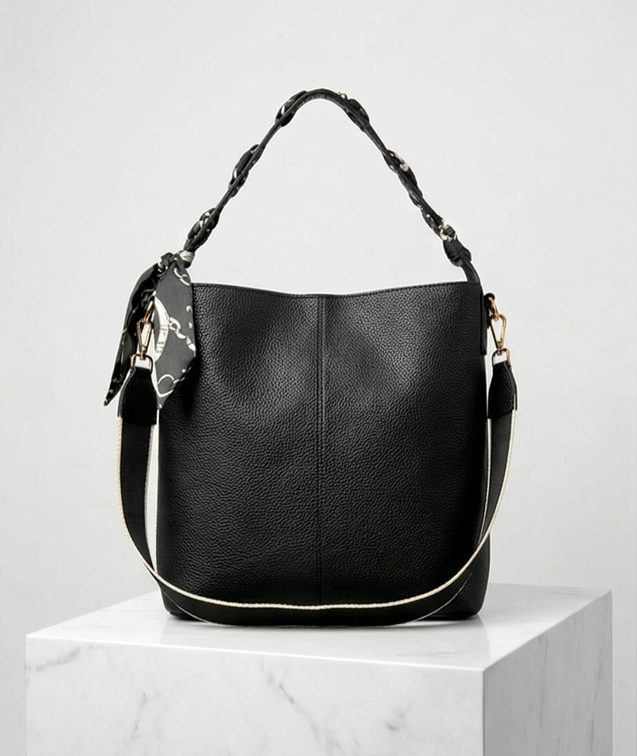 Large Black Shoulder Bag