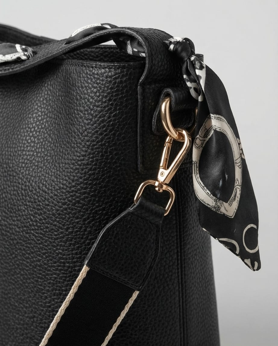 Large Black Shoulder Bag