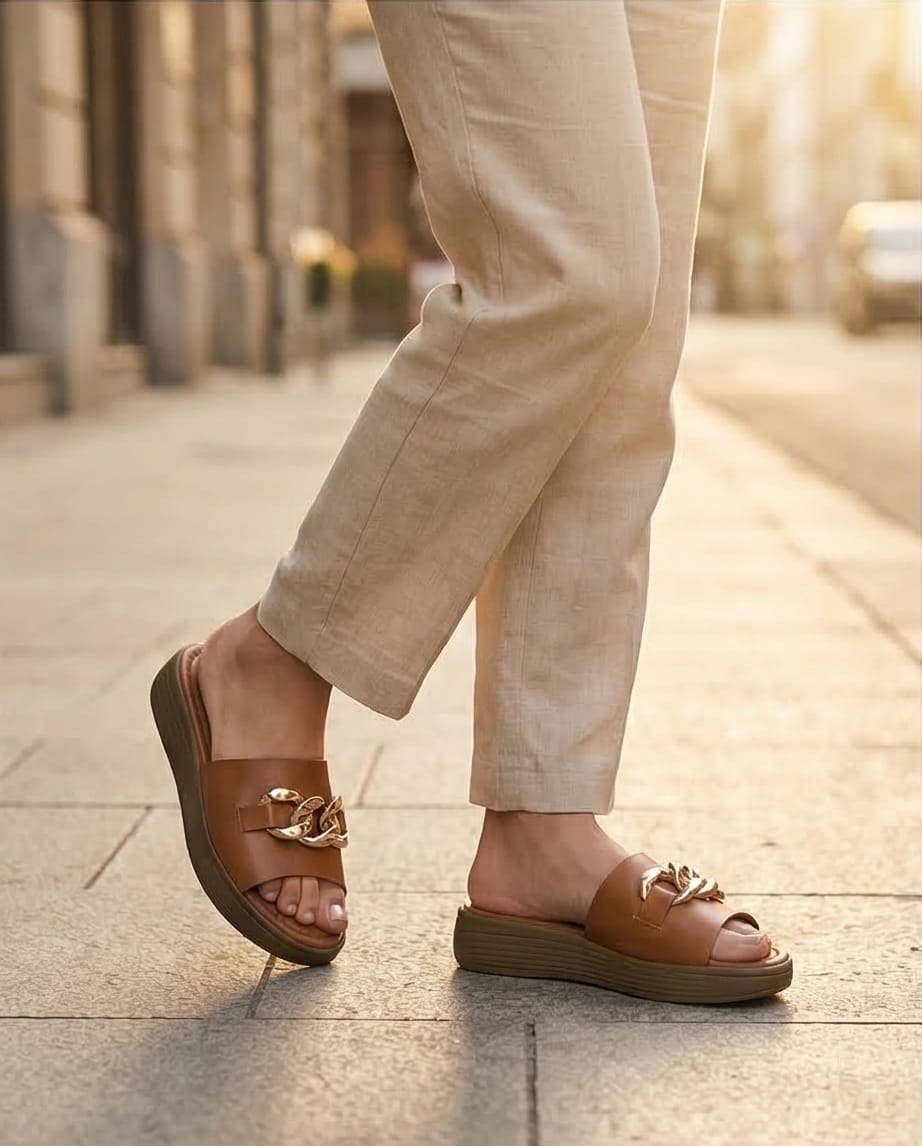 4cm Wedge Sandals