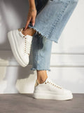 Platform White Sole Sneakers