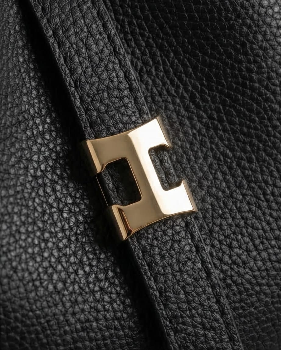 Casual Black Bucket Handbag