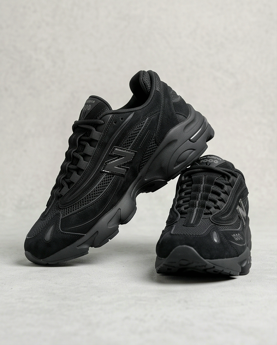 New Balance 1000 Monroe Lace athletic sneakers featuring gray and white design with breathable mesh uppers and cushioned soles.