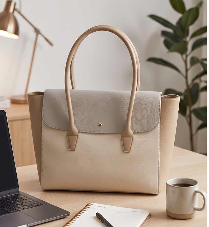 Large casual tote bag by Monroe Lace featuring spacious design, durable fabric, and stylish look.