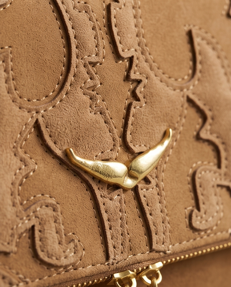 Medium designer's bag by Monroe Lace featuring a sleek, stylish design with top handles and a spacious interior.
