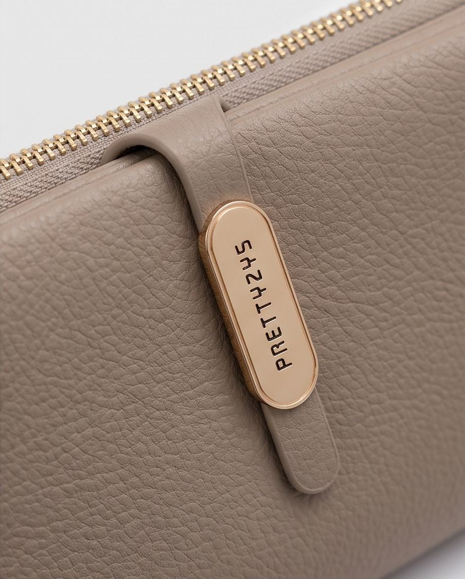 Monroe Lace multifunctional long wallet with multiple card slots, cash compartments, and sleek leather design.