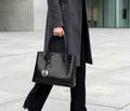 Large size black handbag 30cm/23cm