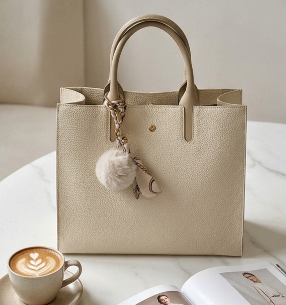 Large casual bag by Monroe Lace with spacious interior, stylish design, and comfortable shoulder strap for everyday use.