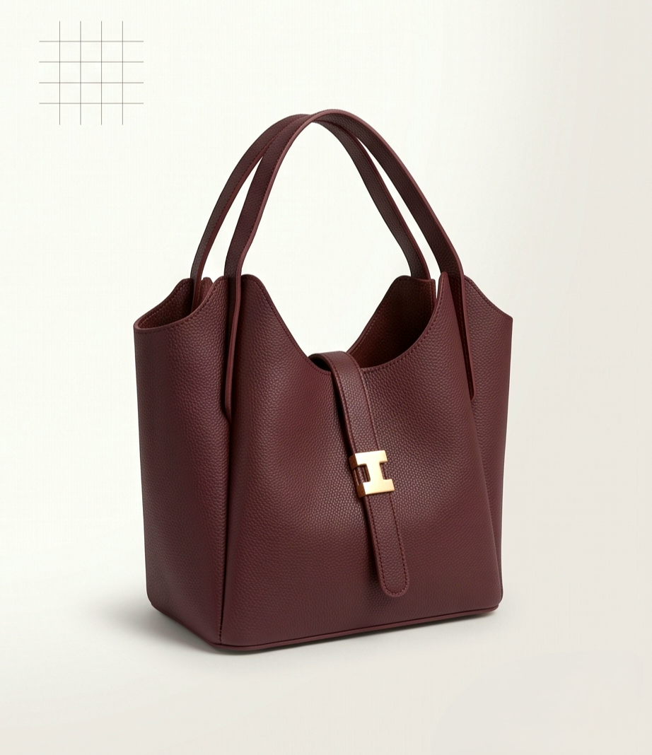 Medium size Monroe Lace casual handbag with soft leather exterior and sturdy handles, ideal for everyday use.