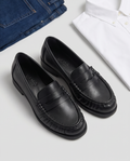 Monroe Lace padded mocassins featuring soft leather uppers and cushioned soles, perfect for casual and comfortable wear.