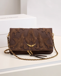 Small Monroe Lace designer bag with elegant leather finish and stylish hardware, perfect for casual or formal wear.