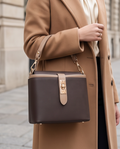 Small elegant Monroe Lace bag with sleek design and stylish details, ideal for formal or evening occasions.