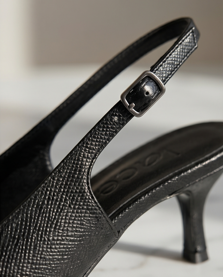 5cm heel slingback shoes