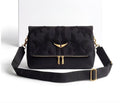 Medium-sized Monroe Lace designer's bag with sleek leather finish and elegant handles, perfect for stylish everyday use.