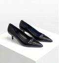 Black Monroe Lace 6cm heel classic pumps with sleek design and pointed toe, perfect for elegant wardrobe essentials.