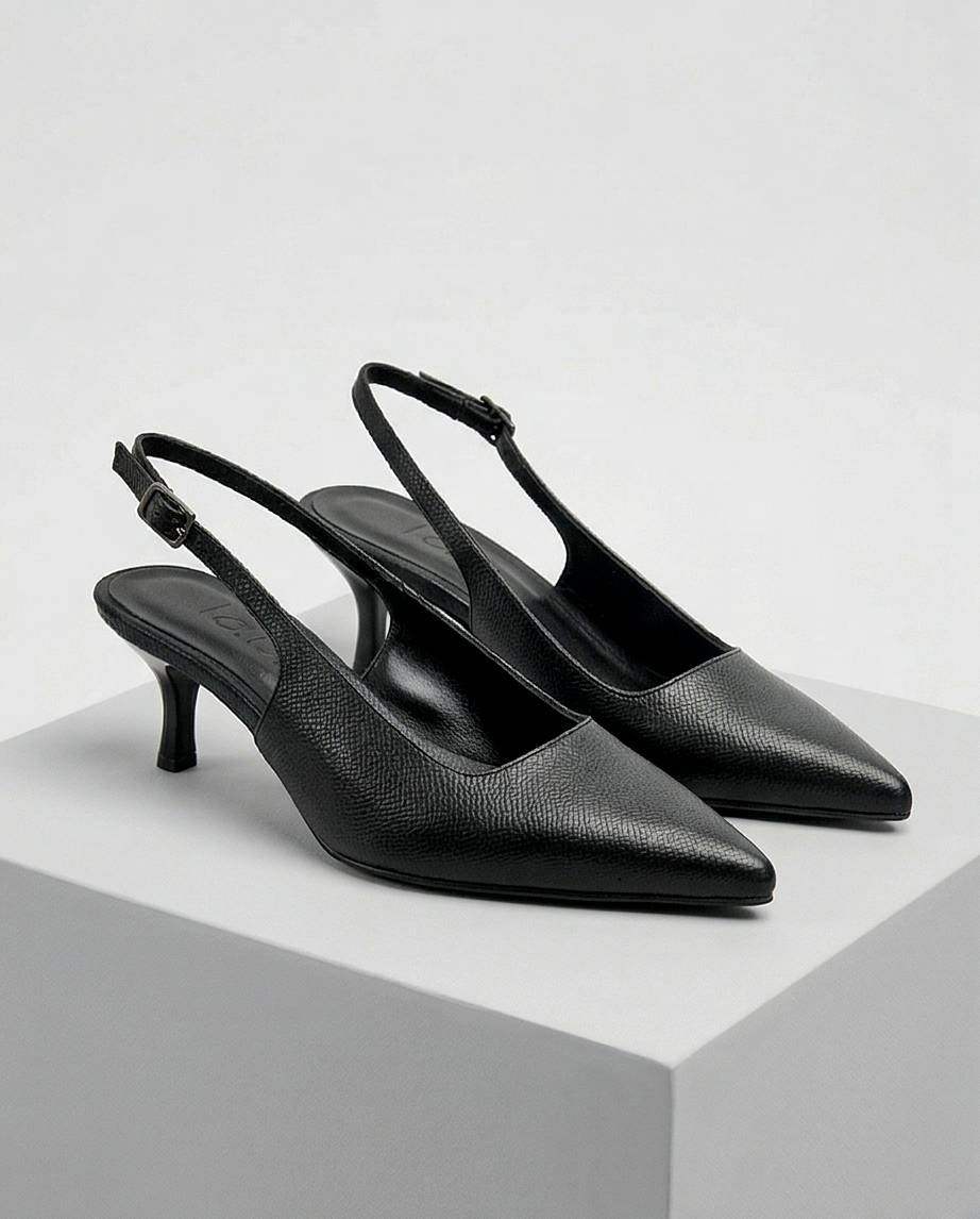 5cm heel slingback shoes