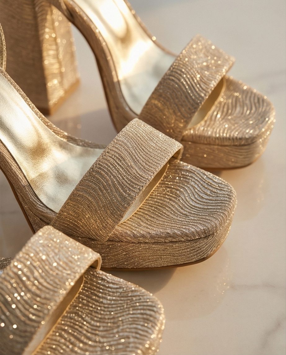 12.5cm platform sandals